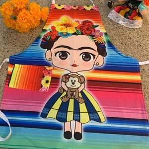 Rainbow Frida Kahlo Apron